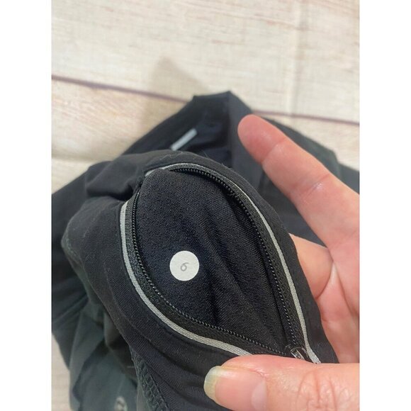 Lululemon Women's Black Athletic Speedy Active Shorts - 6 - Picture 10 of 11